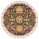 Safavieh Blossom 455 Rug, BLM455 - Charcoal / Multi