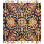 Safavieh Blossom 455 Rug, BLM455 - Charcoal / Multi