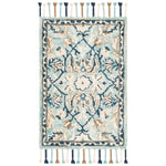 Safavieh Blossom 457 Rug, BLM457 - Blue / Ivory