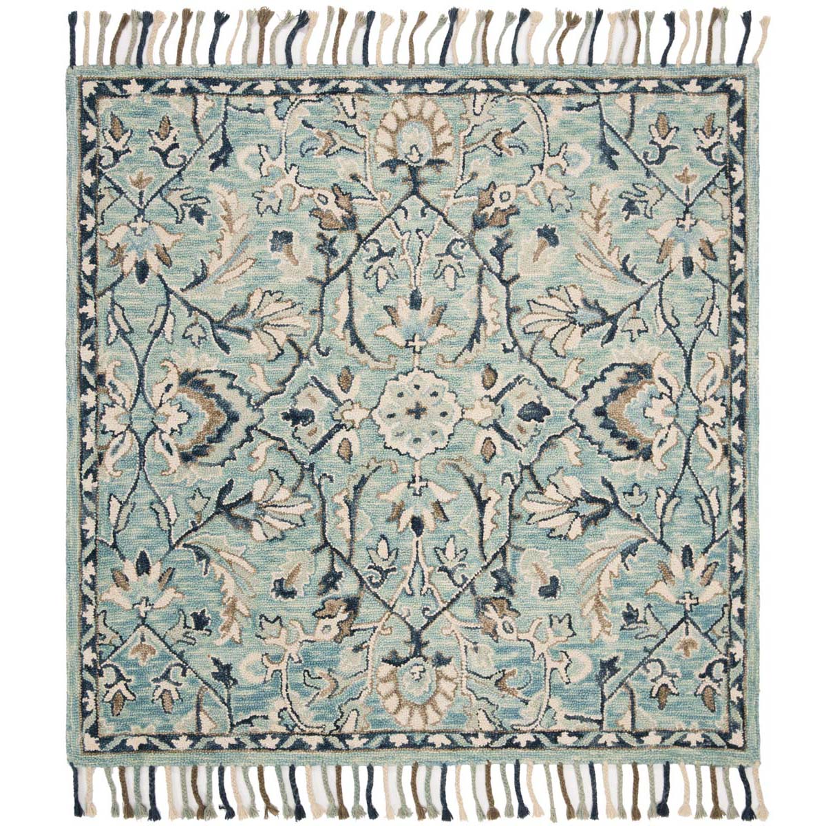Safavieh Blossom 457 Rug, BLM457 - Blue / Ivory
