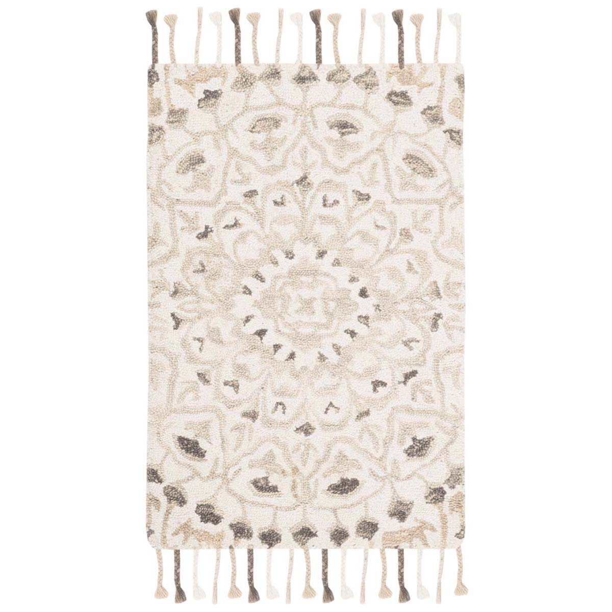 Safavieh Blossom 459 Rug, BLM459 - Ivory / Taupe