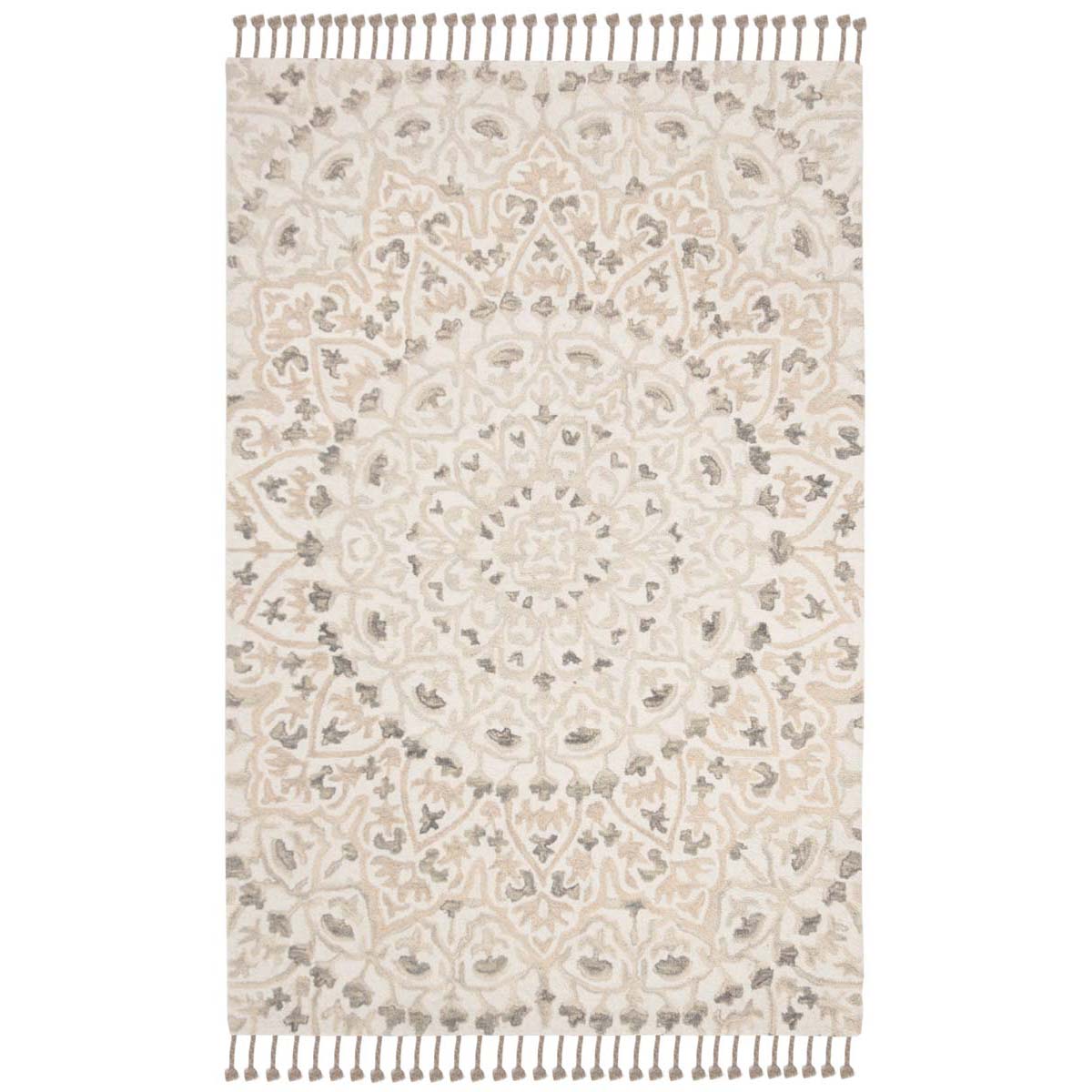 Safavieh Blossom 459 Rug, BLM459 - Ivory / Taupe
