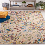 Safavieh Blossom 462 Rug, BLM462 - Beige / Purple