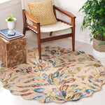 Safavieh Blossom 462 Rug, BLM462 - Beige / Purple