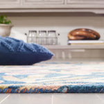 Safavieh Blossom 462 Rug, BLM462 - Blue / Plum