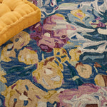 Safavieh Blossom 463 Rug, BLM463 - Light Blue / Plum