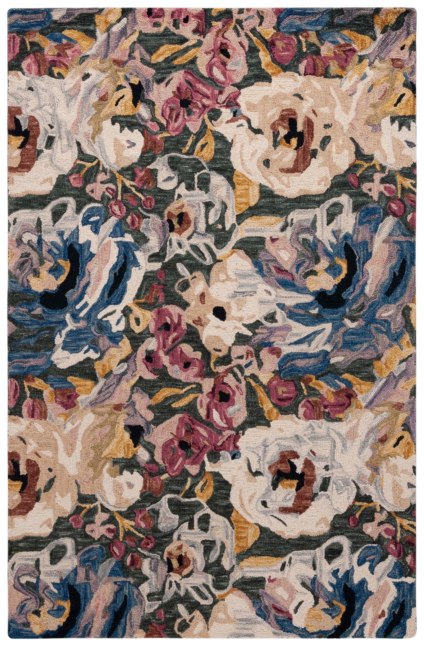 Safavieh Blossom 463 Rug, BLM463 - Green / Ivory
