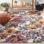 Safavieh Blossom 464 Rug, BLM464 - Ivory / Blue