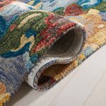 Safavieh Blossom 464 Rug, BLM464 - Light Blue / Rust