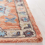 Safavieh Blossom 466 Rug, BLM466 - Rust / Blue