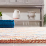 Safavieh Blossom 466 Rug, BLM466 - Rust / Blue