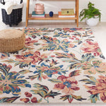 Safavieh Blossom 467 Rug, BLM467 - Ivory / Plum