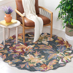 Safavieh Blossom 467 Rug, BLM467 - Grey / Violet