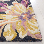 Safavieh Blossom 467 Rug, BLM467 - Charcoal / Plum