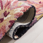 Safavieh Blossom 467 Rug, BLM467 - Black / Plum