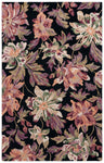 Safavieh Blossom 467 Rug, BLM467 - Black / Plum