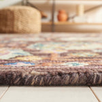 Safavieh Blossom 469 Rug, BLM469 - Charcoal / Lavender