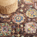 Safavieh Blossom 469 Rug, BLM469 - Charcoal / Lavender