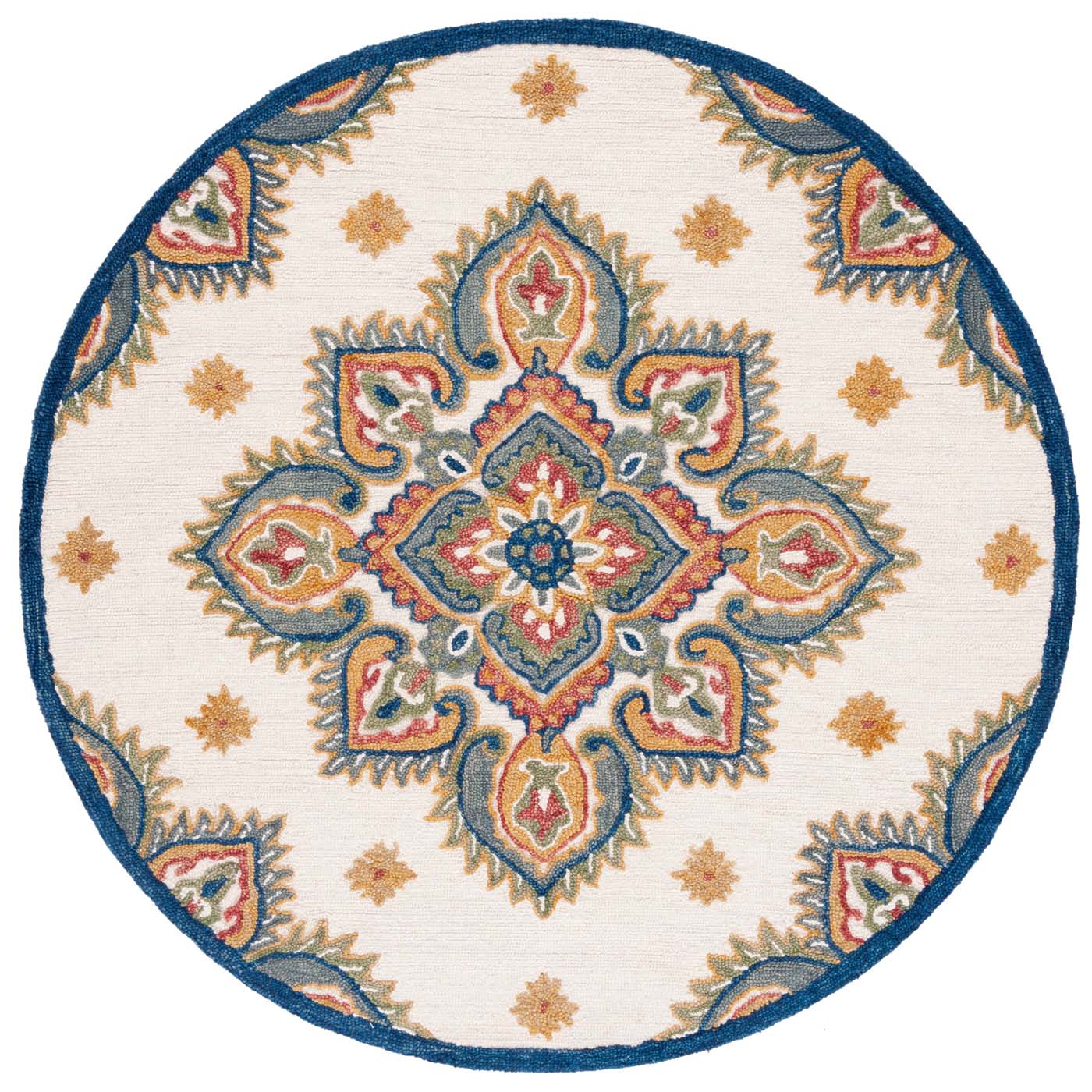 Safavieh Blossom 561 Rug, BLM561 - Ivory / Green