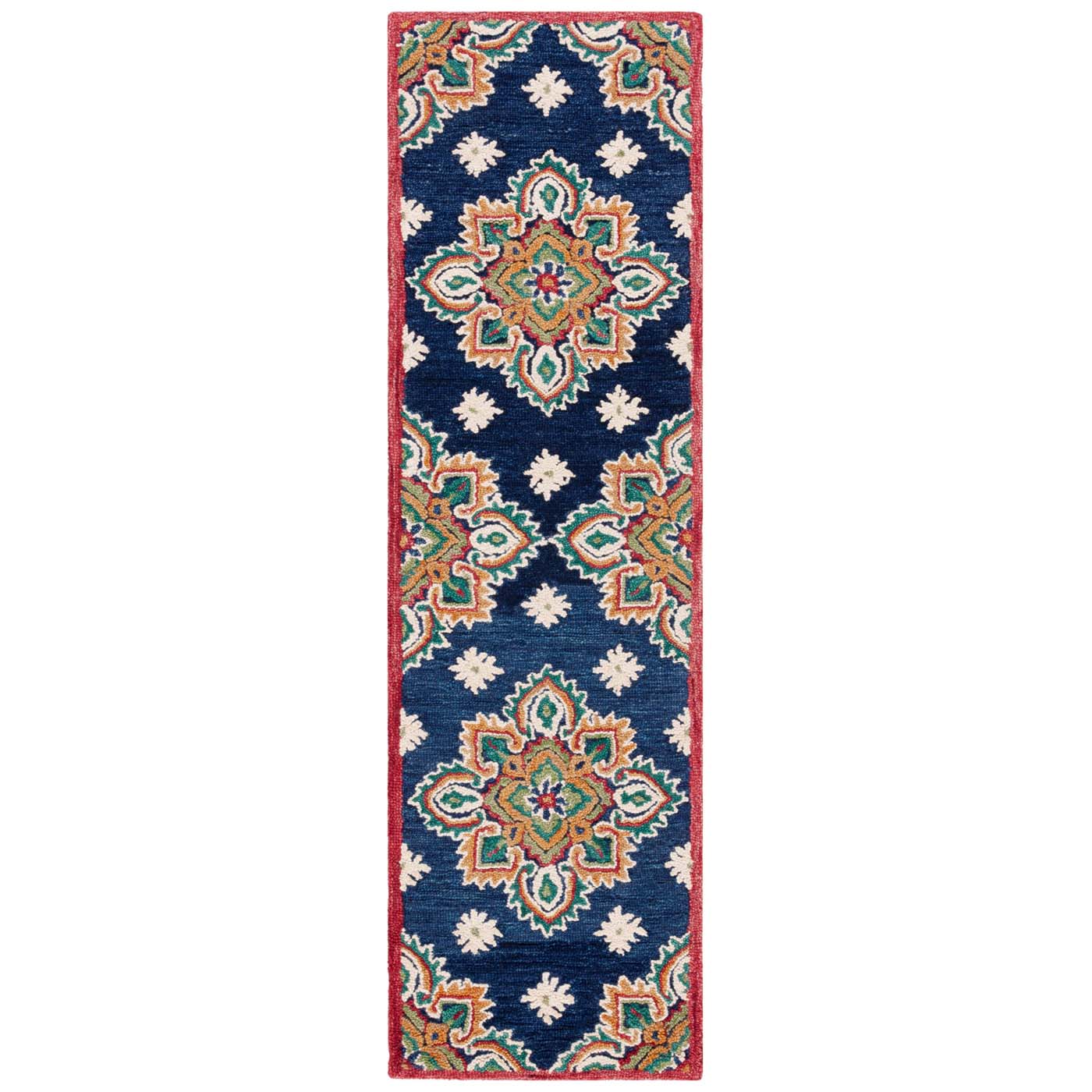 Safavieh Blossom 561 Rug, BLM561 - Navy / Ivory