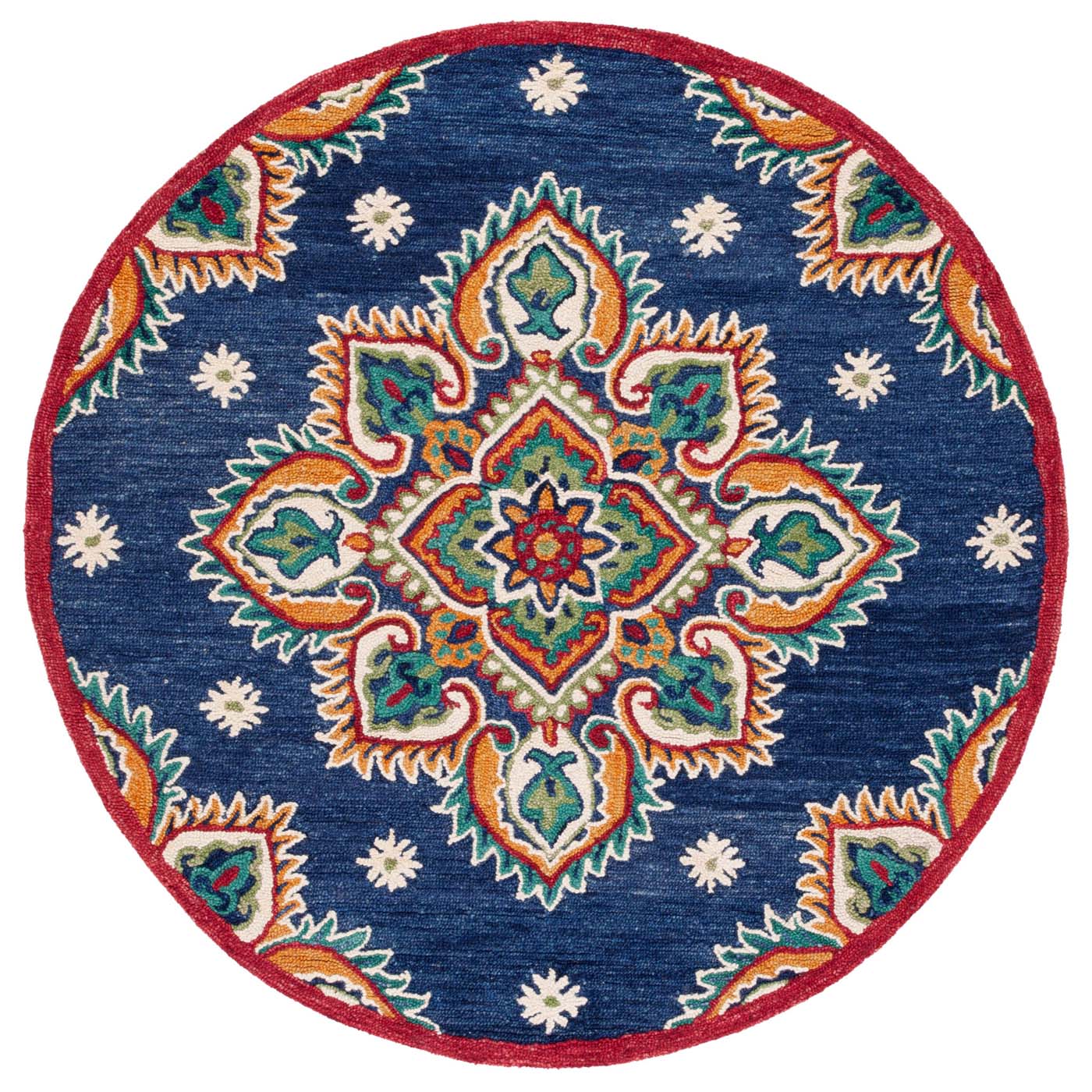 Safavieh Blossom 561 Rug, BLM561 - Navy / Ivory