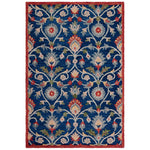 Safavieh Blossom 562 Rug, BLM562 - Blue / Rust