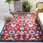 Safavieh Blossom 562 Rug, BLM562 - Red / Ivory