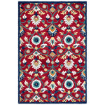 Safavieh Blossom 562 Rug, BLM562 - Red / Ivory