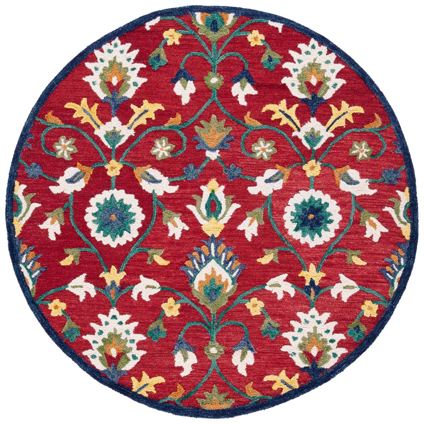 Safavieh Blossom 562 Rug, BLM562 - Red / Ivory