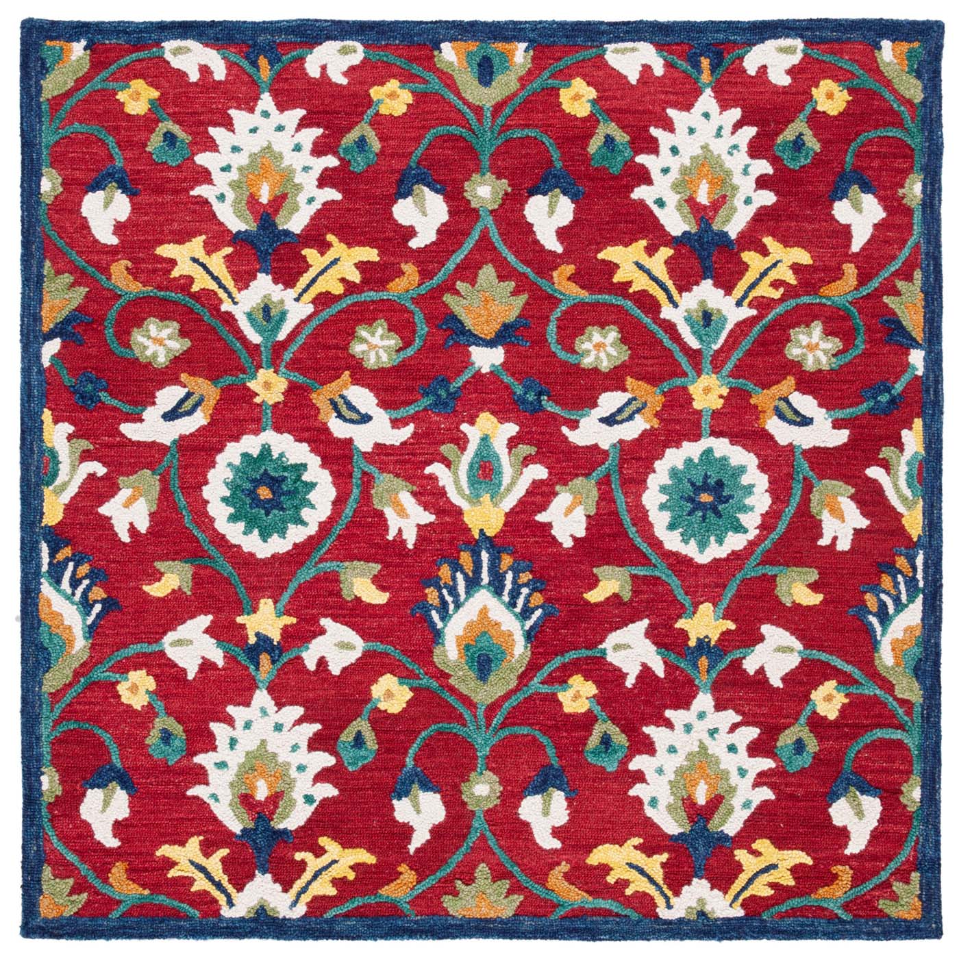 Safavieh Blossom 562 Rug, BLM562 - Red / Ivory