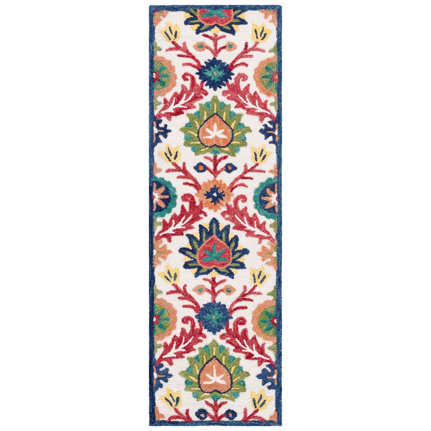 Safavieh Blossom 563 Rug, BLM563 - Ivory / Green