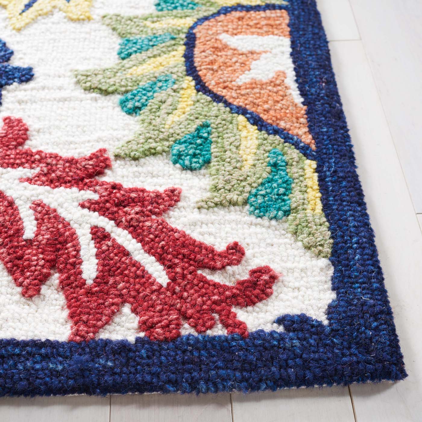 Safavieh Blossom 563 Rug, BLM563 - Ivory / Green