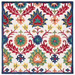 Safavieh Blossom 563 Rug, BLM563 - Ivory / Green