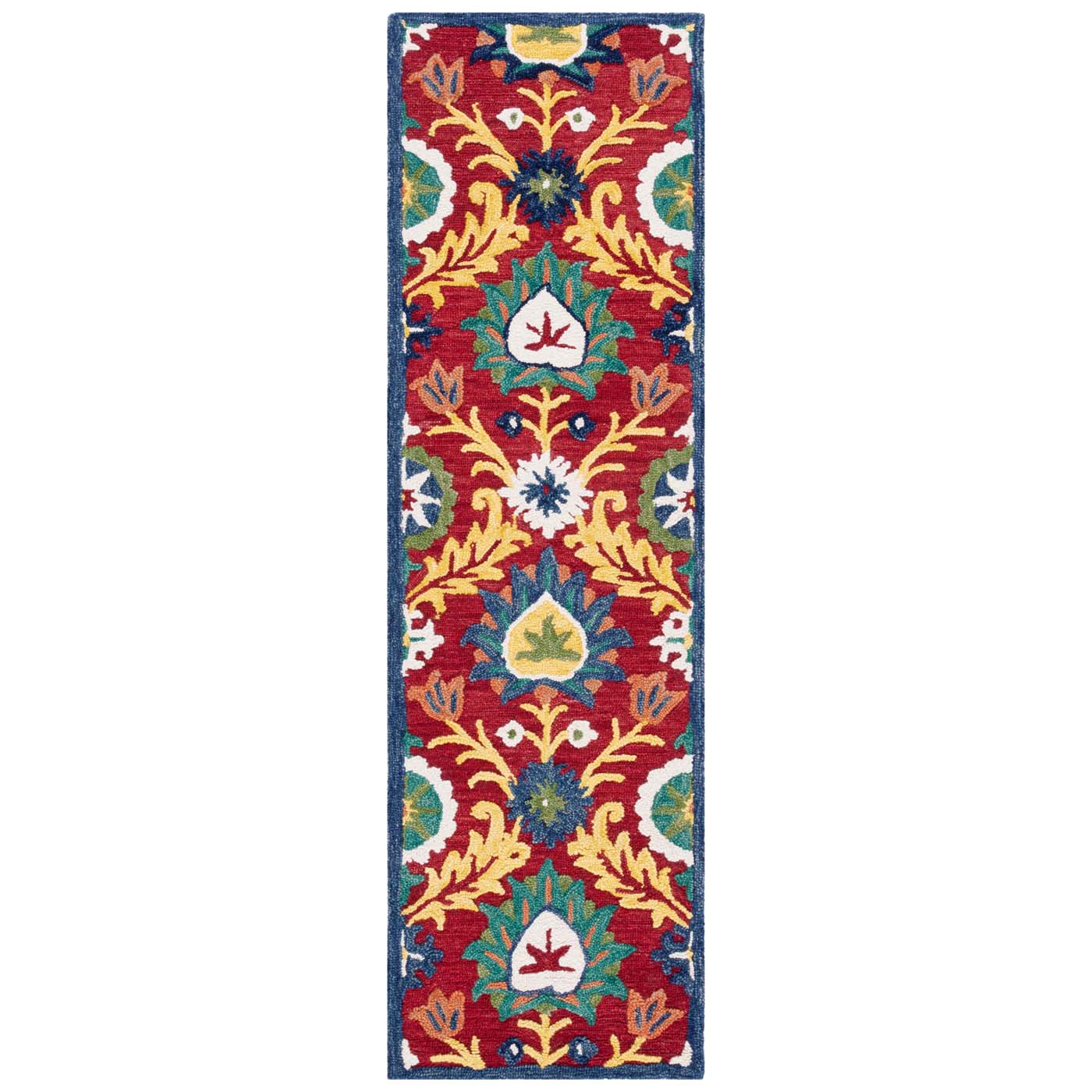 Safavieh Blossom 563 Rug, BLM563 - Red / Yellow
