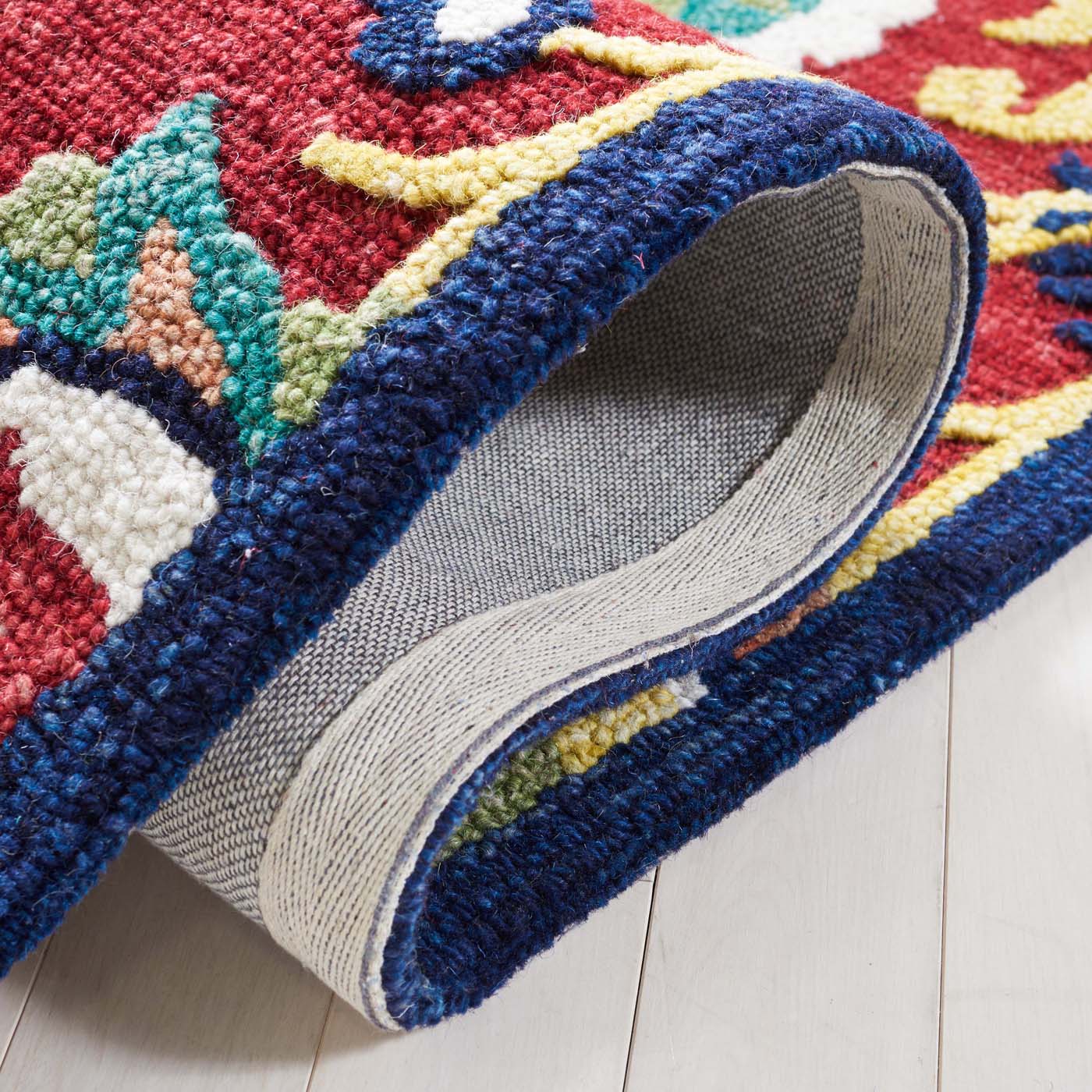 Safavieh Blossom 563 Rug, BLM563 - Red / Yellow