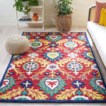 Safavieh Blossom 563 Rug, BLM563 - Red / Yellow