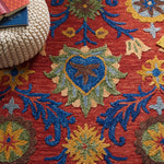 Safavieh Blossom 563 Rug, BLM563 - Red / Blue