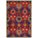 Safavieh Blossom 563 Rug, BLM563 - Red / Blue