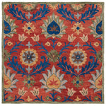 Safavieh Blossom 563 Rug, BLM563 - Red / Blue