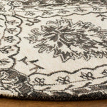 Safavieh Blossom 601 Rug, BLM601 - Charcoal / Ivory