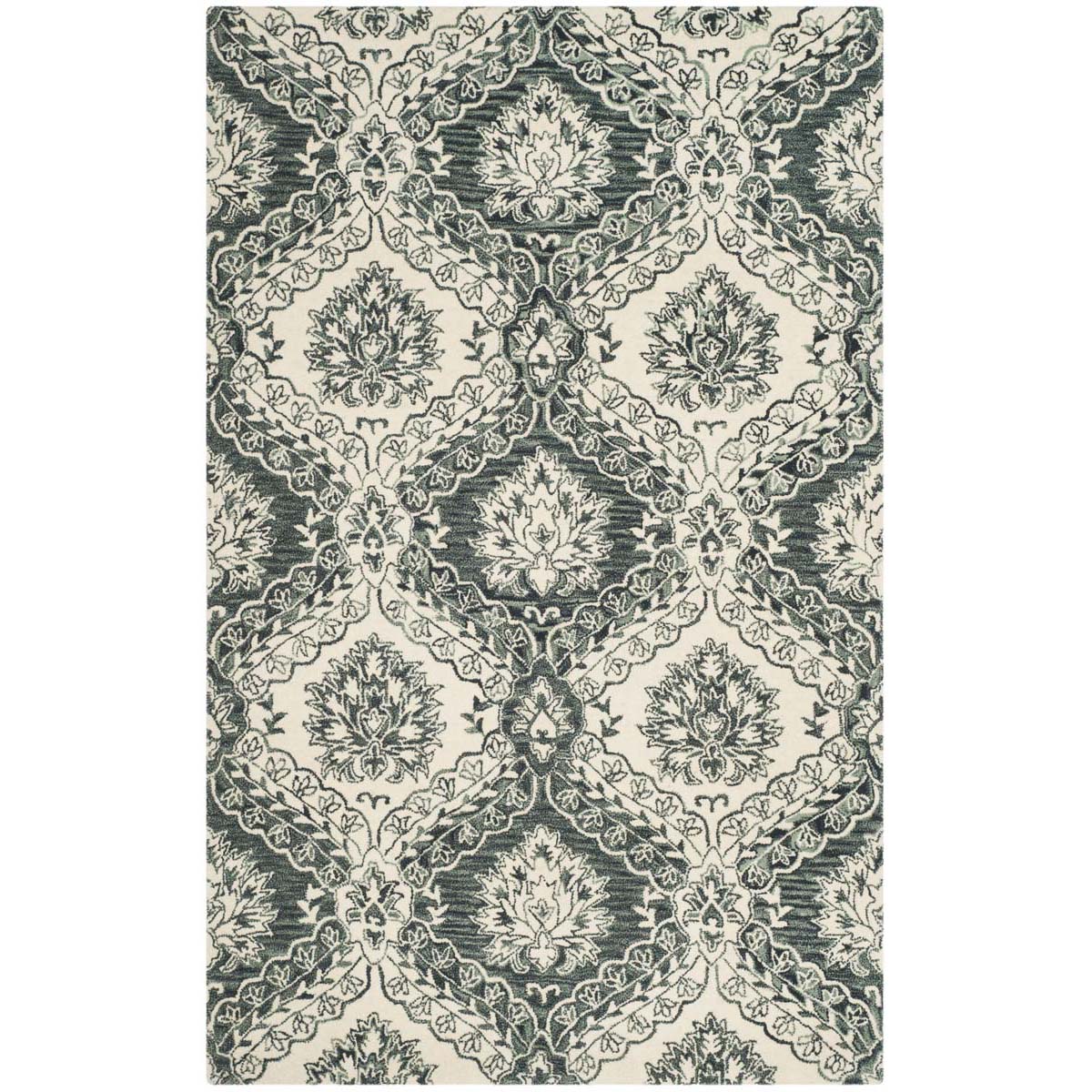 Safavieh Blossom 601 Rug, BLM601 - Blue / Ivory