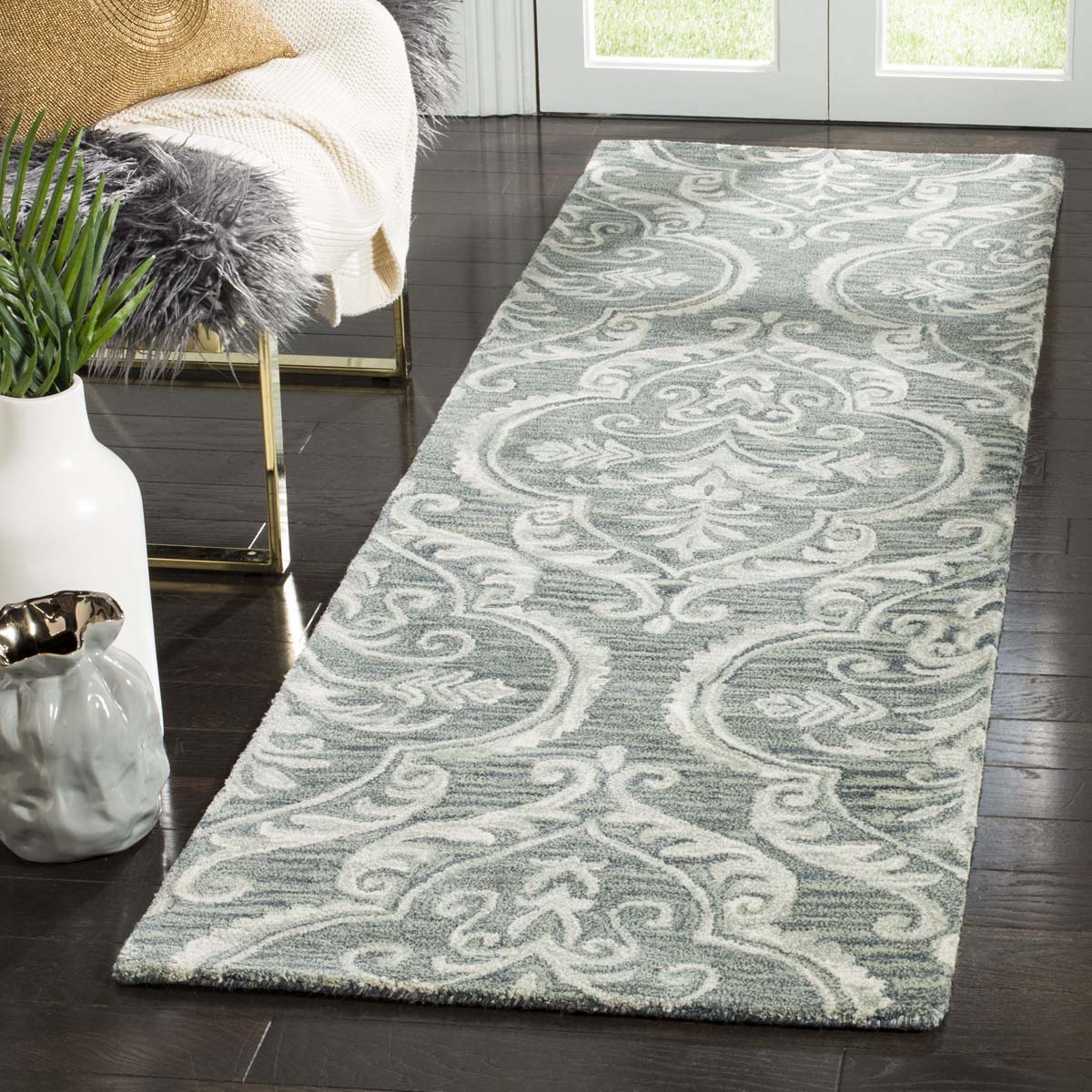 Safavieh Blossom 603 Rug, BLM603 - Blue / Sage