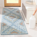 Safavieh Blossom 606 Rug, BLM606 - Blue / Yellow