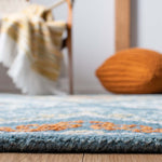 Safavieh Blossom 606 Rug, BLM606 - Blue / Yellow