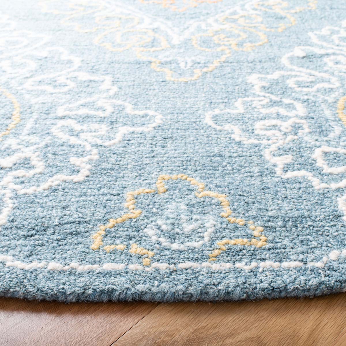 Safavieh Blossom 606 Rug, BLM606 - Blue / Yellow