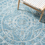 Safavieh Blossom 607 Rug, BLM607 - Blue / Ivory