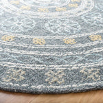 Safavieh Blossom 608 Rug, BLM608 - Charcoal / Yellow