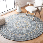 Safavieh Blossom 608 Rug, BLM608 - Charcoal / Yellow