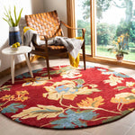 Safavieh Blossom 672 Rug, BLM672 - Red / Multi