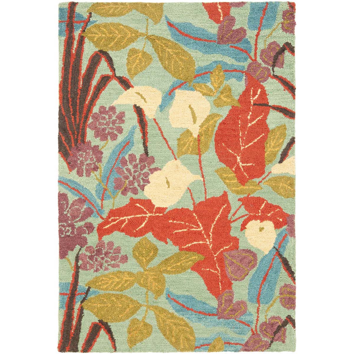 Safavieh Blossom 674 Rug, BLM674 - Blue / Multi